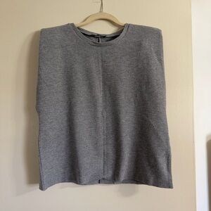 Zara sleeveless crewneck sweater